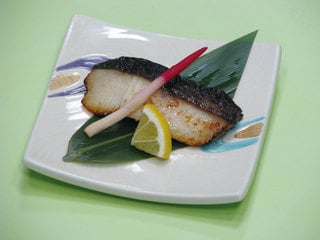 Grilled Sable fish marinated with Miso